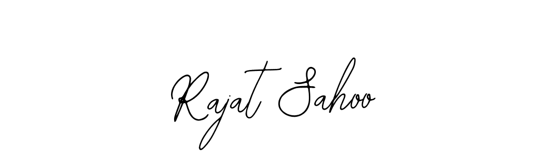 How to make Rajat Sahoo name signature. Use Bearetta-2O07w style for creating short signs online. This is the latest handwritten sign. Rajat Sahoo signature style 12 images and pictures png