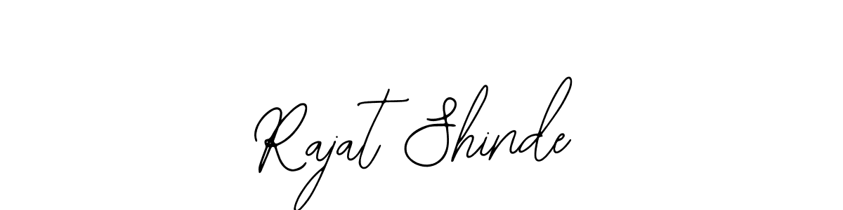 How to make Rajat Shinde name signature. Use Bearetta-2O07w style for creating short signs online. This is the latest handwritten sign. Rajat Shinde signature style 12 images and pictures png