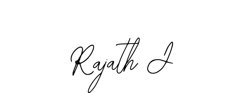 Make a beautiful signature design for name Rajath J. Use this online signature maker to create a handwritten signature for free. Rajath J signature style 12 images and pictures png