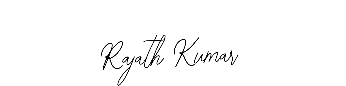 You should practise on your own different ways (Bearetta-2O07w) to write your name (Rajath Kumar) in signature. don't let someone else do it for you. Rajath Kumar signature style 12 images and pictures png