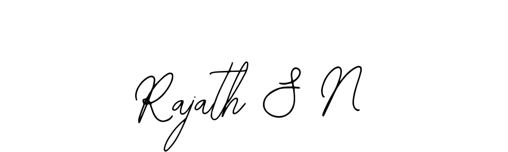 How to Draw Rajath S N signature style? Bearetta-2O07w is a latest design signature styles for name Rajath S N. Rajath S N signature style 12 images and pictures png