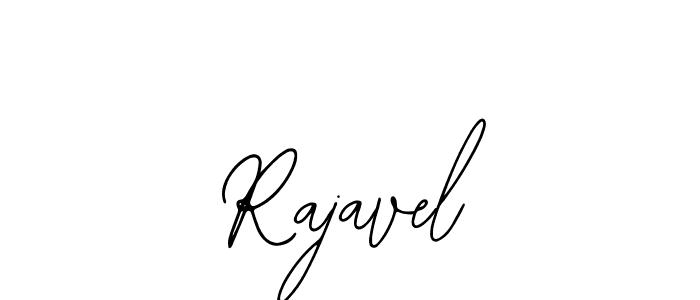 How to make Rajavel name signature. Use Bearetta-2O07w style for creating short signs online. This is the latest handwritten sign. Rajavel signature style 12 images and pictures png
