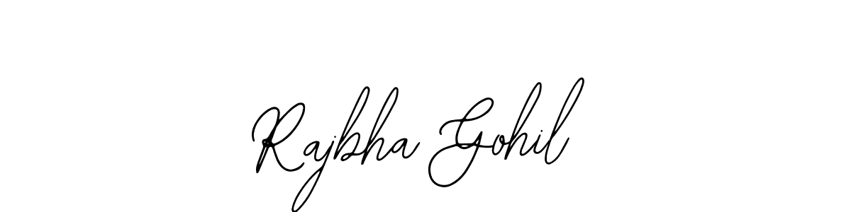 How to make Rajbha Gohil name signature. Use Bearetta-2O07w style for creating short signs online. This is the latest handwritten sign. Rajbha Gohil signature style 12 images and pictures png