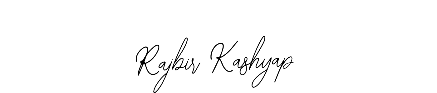 How to make Rajbir Kashyap name signature. Use Bearetta-2O07w style for creating short signs online. This is the latest handwritten sign. Rajbir Kashyap signature style 12 images and pictures png