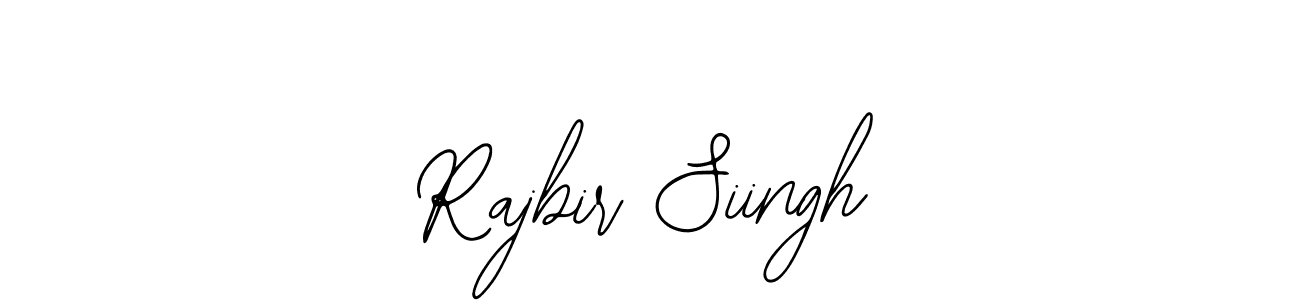 Bearetta-2O07w is a professional signature style that is perfect for those who want to add a touch of class to their signature. It is also a great choice for those who want to make their signature more unique. Get Rajbir Siingh name to fancy signature for free. Rajbir Siingh signature style 12 images and pictures png