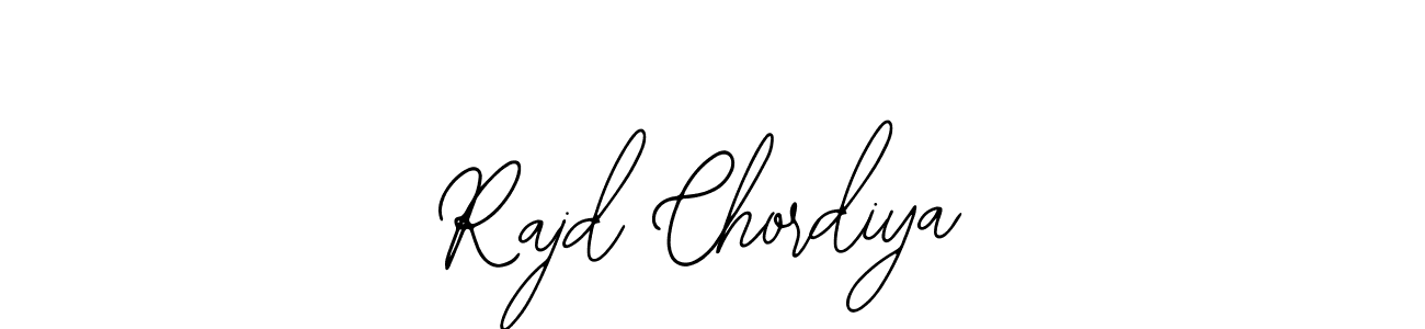 if you are searching for the best signature style for your name Rajd Chordiya. so please give up your signature search. here we have designed multiple signature styles  using Bearetta-2O07w. Rajd Chordiya signature style 12 images and pictures png