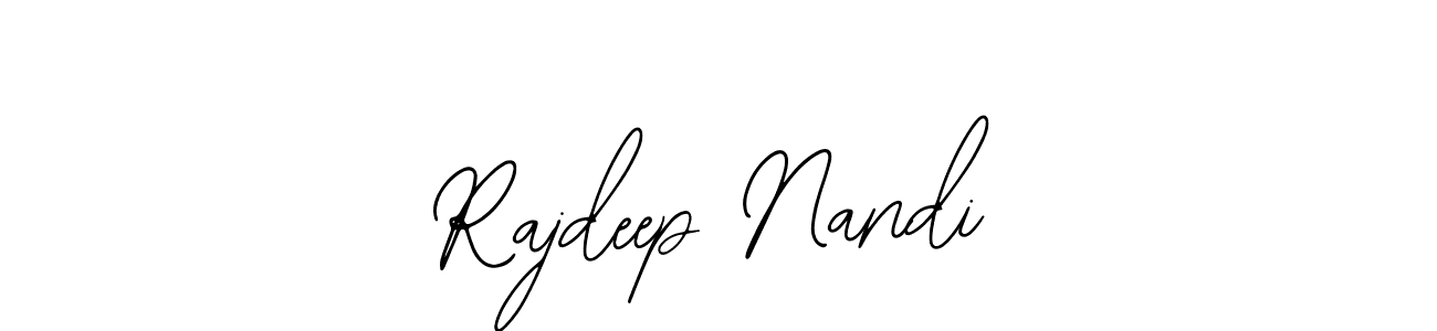 You should practise on your own different ways (Bearetta-2O07w) to write your name (Rajdeep Nandi) in signature. don't let someone else do it for you. Rajdeep Nandi signature style 12 images and pictures png