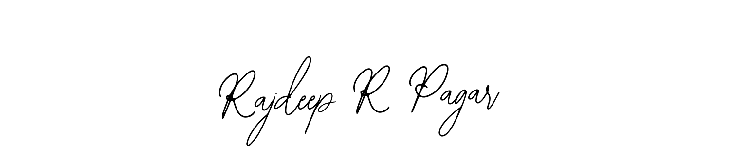 The best way (Bearetta-2O07w) to make a short signature is to pick only two or three words in your name. The name Rajdeep R Pagar include a total of six letters. For converting this name. Rajdeep R Pagar signature style 12 images and pictures png