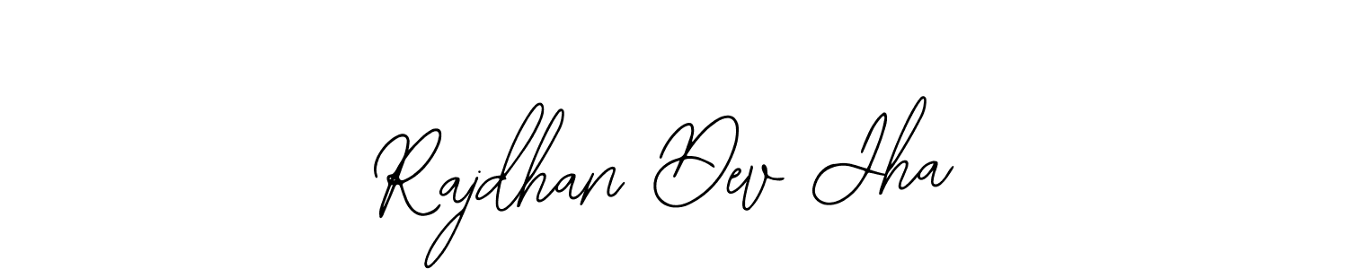 Also You can easily find your signature by using the search form. We will create Rajdhan Dev Jha name handwritten signature images for you free of cost using Bearetta-2O07w sign style. Rajdhan Dev Jha signature style 12 images and pictures png