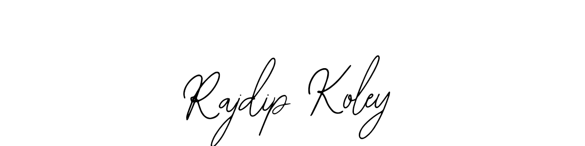 You should practise on your own different ways (Bearetta-2O07w) to write your name (Rajdip Koley) in signature. don't let someone else do it for you. Rajdip Koley signature style 12 images and pictures png