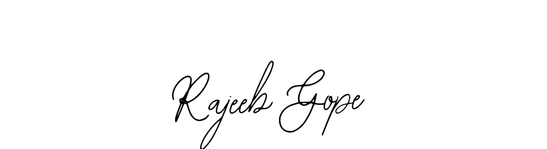 Use a signature maker to create a handwritten signature online. With this signature software, you can design (Bearetta-2O07w) your own signature for name Rajeeb Gope. Rajeeb Gope signature style 12 images and pictures png