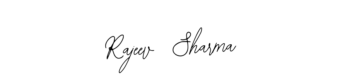 This is the best signature style for the Rajeev  Sharma name. Also you like these signature font (Bearetta-2O07w). Mix name signature. Rajeev  Sharma signature style 12 images and pictures png