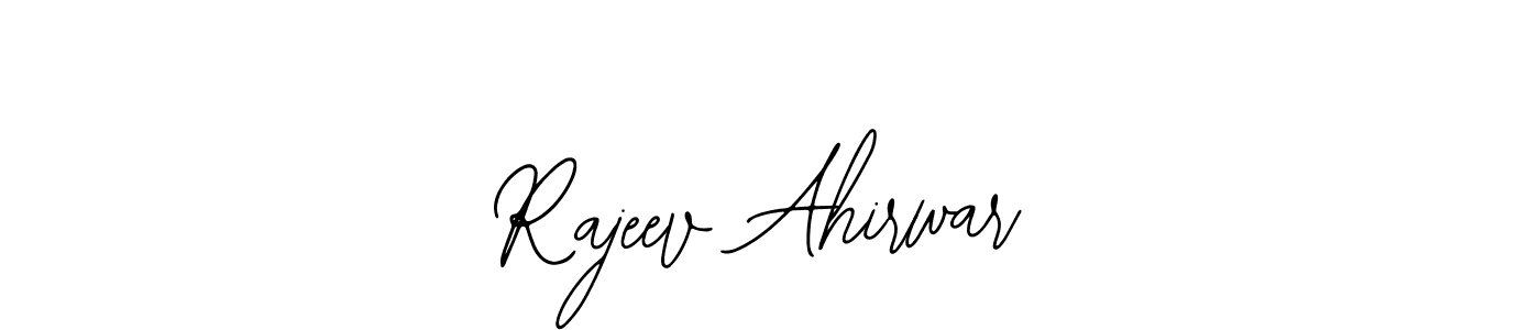 Also we have Rajeev Ahirwar name is the best signature style. Create professional handwritten signature collection using Bearetta-2O07w autograph style. Rajeev Ahirwar signature style 12 images and pictures png