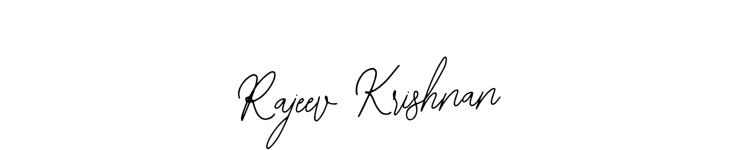 The best way (Bearetta-2O07w) to make a short signature is to pick only two or three words in your name. The name Rajeev Krishnan include a total of six letters. For converting this name. Rajeev Krishnan signature style 12 images and pictures png