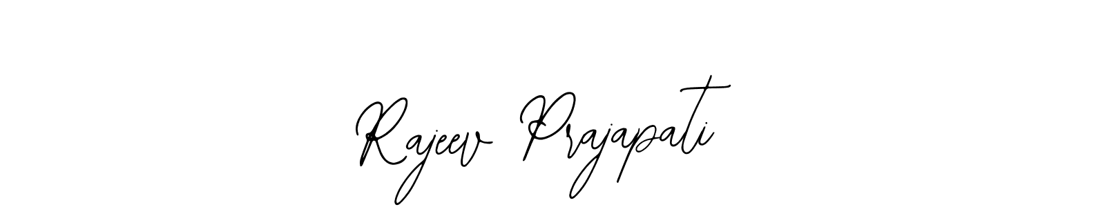 Use a signature maker to create a handwritten signature online. With this signature software, you can design (Bearetta-2O07w) your own signature for name Rajeev Prajapati. Rajeev Prajapati signature style 12 images and pictures png