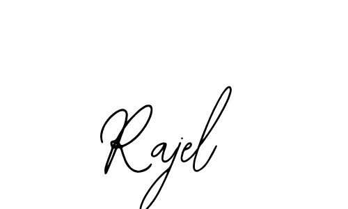 Use a signature maker to create a handwritten signature online. With this signature software, you can design (Bearetta-2O07w) your own signature for name Rajel. Rajel signature style 12 images and pictures png