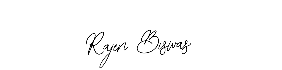 Bearetta-2O07w is a professional signature style that is perfect for those who want to add a touch of class to their signature. It is also a great choice for those who want to make their signature more unique. Get Rajen Biswas name to fancy signature for free. Rajen Biswas signature style 12 images and pictures png
