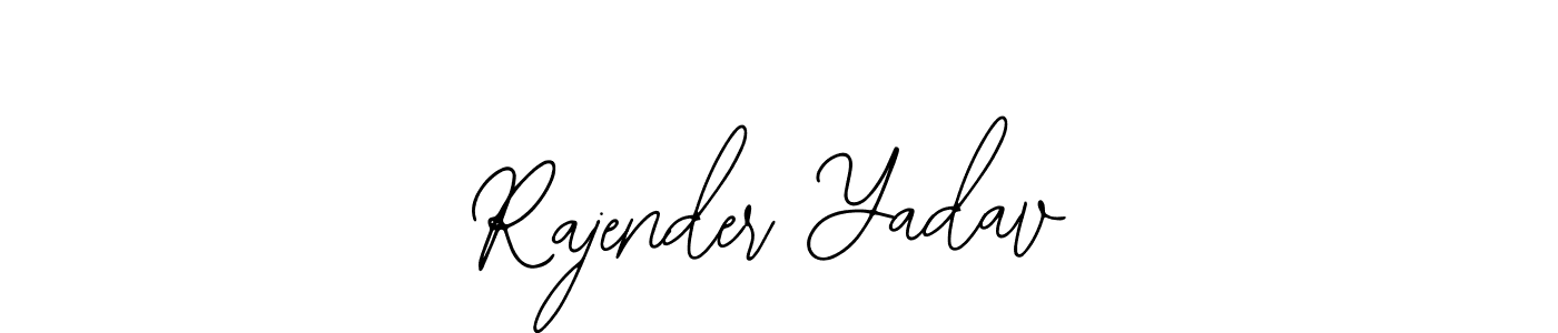 Also You can easily find your signature by using the search form. We will create Rajender Yadav name handwritten signature images for you free of cost using Bearetta-2O07w sign style. Rajender Yadav signature style 12 images and pictures png