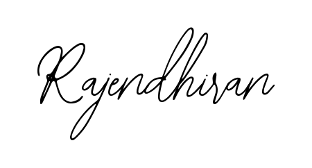 A timeless handwritten aesthetic for Rajendhiran. The Bearetta-2O07w font gives your signature a handcrafted feel with natural curves. Rajendhiran signature style 12 images and pictures png