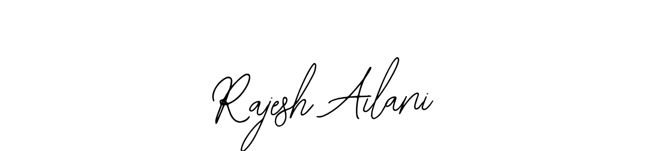 if you are searching for the best signature style for your name Rajesh Ailani. so please give up your signature search. here we have designed multiple signature styles  using Bearetta-2O07w. Rajesh Ailani signature style 12 images and pictures png