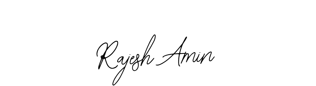 You should practise on your own different ways (Bearetta-2O07w) to write your name (Rajesh Amin) in signature. don't let someone else do it for you. Rajesh Amin signature style 12 images and pictures png