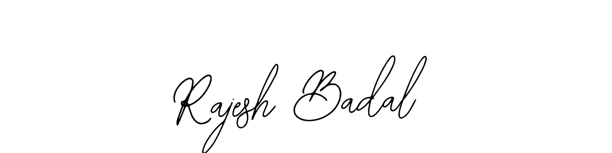 Use a signature maker to create a handwritten signature online. With this signature software, you can design (Bearetta-2O07w) your own signature for name Rajesh Badal. Rajesh Badal signature style 12 images and pictures png