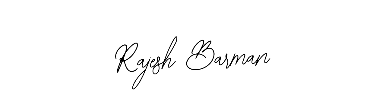 How to make Rajesh Barman name signature. Use Bearetta-2O07w style for creating short signs online. This is the latest handwritten sign. Rajesh Barman signature style 12 images and pictures png