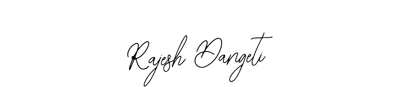 The best way (Bearetta-2O07w) to make a short signature is to pick only two or three words in your name. The name Rajesh Dangeti include a total of six letters. For converting this name. Rajesh Dangeti signature style 12 images and pictures png