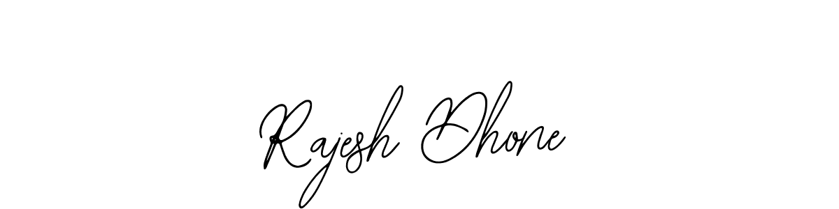 Design your own signature with our free online signature maker. With this signature software, you can create a handwritten (Bearetta-2O07w) signature for name Rajesh Dhone. Rajesh Dhone signature style 12 images and pictures png