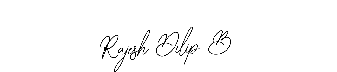 if you are searching for the best signature style for your name Rajesh Dilip B. so please give up your signature search. here we have designed multiple signature styles  using Bearetta-2O07w. Rajesh Dilip B signature style 12 images and pictures png