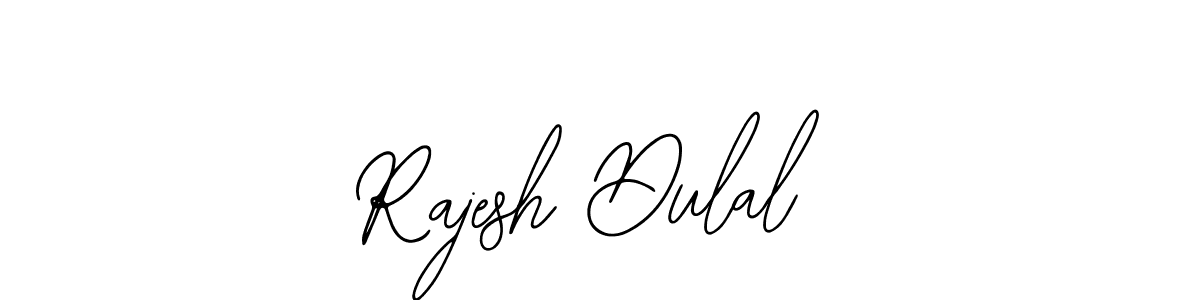 You should practise on your own different ways (Bearetta-2O07w) to write your name (Rajesh Dulal) in signature. don't let someone else do it for you. Rajesh Dulal signature style 12 images and pictures png