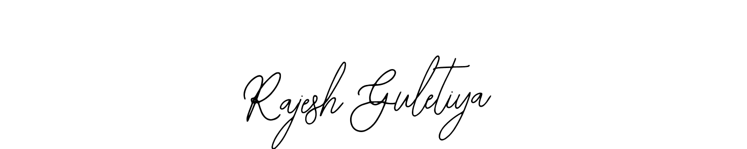 Make a beautiful signature design for name Rajesh Guletiya. Use this online signature maker to create a handwritten signature for free. Rajesh Guletiya signature style 12 images and pictures png