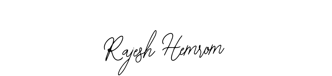 Use a signature maker to create a handwritten signature online. With this signature software, you can design (Bearetta-2O07w) your own signature for name Rajesh Hemrom. Rajesh Hemrom signature style 12 images and pictures png