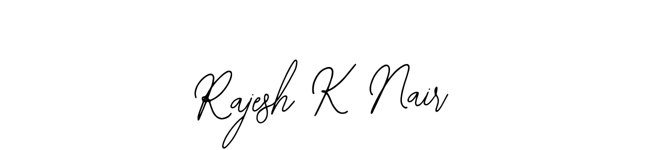 It looks lik you need a new signature style for name Rajesh K Nair. Design unique handwritten (Bearetta-2O07w) signature with our free signature maker in just a few clicks. Rajesh K Nair signature style 12 images and pictures png