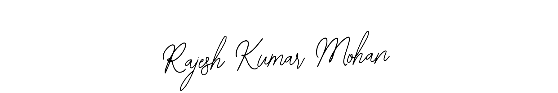 How to make Rajesh Kumar Mohan name signature. Use Bearetta-2O07w style for creating short signs online. This is the latest handwritten sign. Rajesh Kumar Mohan signature style 12 images and pictures png