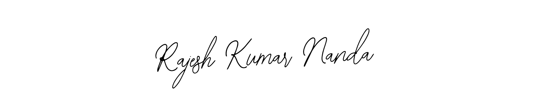 Use a signature maker to create a handwritten signature online. With this signature software, you can design (Bearetta-2O07w) your own signature for name Rajesh Kumar Nanda. Rajesh Kumar Nanda signature style 12 images and pictures png