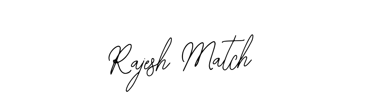 Use a signature maker to create a handwritten signature online. With this signature software, you can design (Bearetta-2O07w) your own signature for name Rajesh Match. Rajesh Match signature style 12 images and pictures png