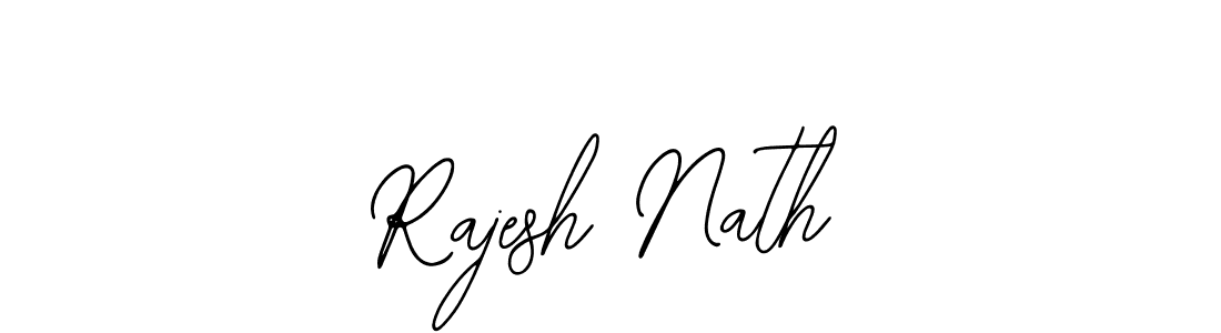 How to make Rajesh Nath name signature. Use Bearetta-2O07w style for creating short signs online. This is the latest handwritten sign. Rajesh Nath signature style 12 images and pictures png