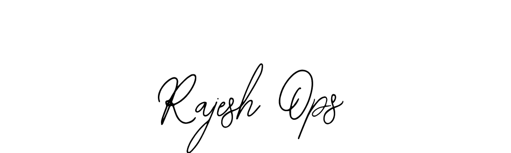 It looks lik you need a new signature style for name Rajesh Ops. Design unique handwritten (Bearetta-2O07w) signature with our free signature maker in just a few clicks. Rajesh Ops signature style 12 images and pictures png