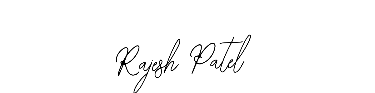 You should practise on your own different ways (Bearetta-2O07w) to write your name (Rajesh Patel) in signature. don't let someone else do it for you. Rajesh Patel signature style 12 images and pictures png