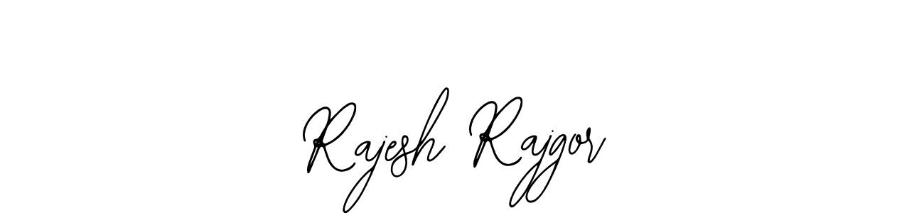 You should practise on your own different ways (Bearetta-2O07w) to write your name (Rajesh Rajgor) in signature. don't let someone else do it for you. Rajesh Rajgor signature style 12 images and pictures png