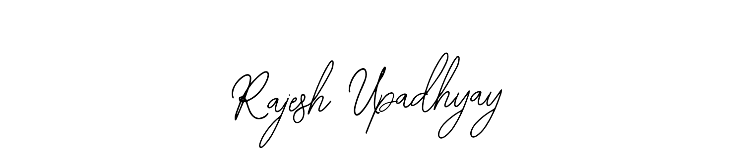 The best way (Bearetta-2O07w) to make a short signature is to pick only two or three words in your name. The name Rajesh Upadhyay include a total of six letters. For converting this name. Rajesh Upadhyay signature style 12 images and pictures png
