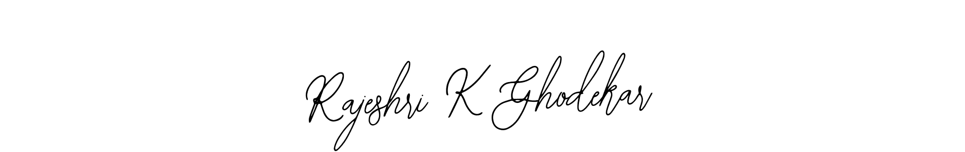 Design your own signature with our free online signature maker. With this signature software, you can create a handwritten (Bearetta-2O07w) signature for name Rajeshri K Ghodekar. Rajeshri K Ghodekar signature style 12 images and pictures png