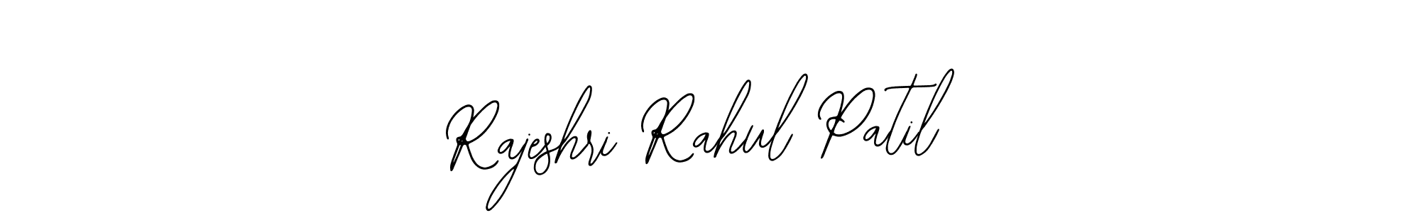 You should practise on your own different ways (Bearetta-2O07w) to write your name (Rajeshri Rahul Patil) in signature. don't let someone else do it for you. Rajeshri Rahul Patil signature style 12 images and pictures png