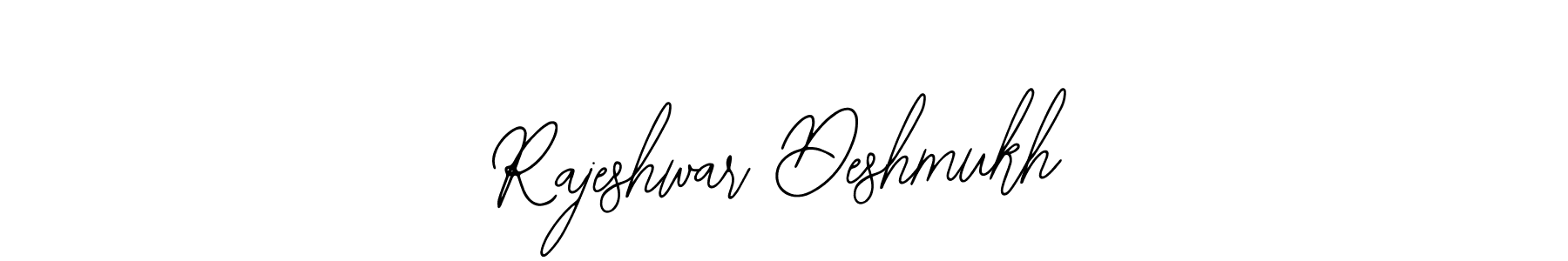 Bearetta-2O07w is a professional signature style that is perfect for those who want to add a touch of class to their signature. It is also a great choice for those who want to make their signature more unique. Get Rajeshwar Deshmukh name to fancy signature for free. Rajeshwar Deshmukh signature style 12 images and pictures png
