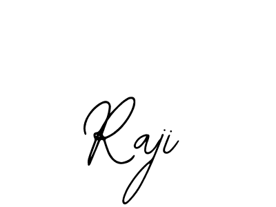 Use a signature maker to create a handwritten signature online. With this signature software, you can design (Bearetta-2O07w) your own signature for name Raji. Raji signature style 12 images and pictures png