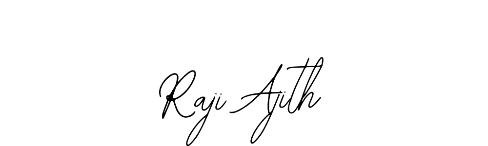 The best way (Bearetta-2O07w) to make a short signature is to pick only two or three words in your name. The name Raji Ajith include a total of six letters. For converting this name. Raji Ajith signature style 12 images and pictures png