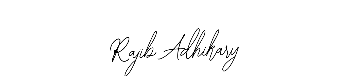 Also You can easily find your signature by using the search form. We will create Rajib Adhikary name handwritten signature images for you free of cost using Bearetta-2O07w sign style. Rajib Adhikary signature style 12 images and pictures png