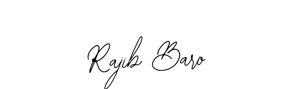 Use a signature maker to create a handwritten signature online. With this signature software, you can design (Bearetta-2O07w) your own signature for name Rajib Baro. Rajib Baro signature style 12 images and pictures png