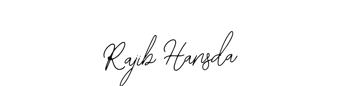 The best way (Bearetta-2O07w) to make a short signature is to pick only two or three words in your name. The name Rajib Hansda include a total of six letters. For converting this name. Rajib Hansda signature style 12 images and pictures png